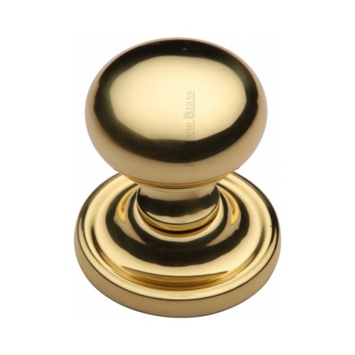 HAMPSTEAD MUSHROOM MORTICE DOOR KNOB ON CONCEALED ROSE